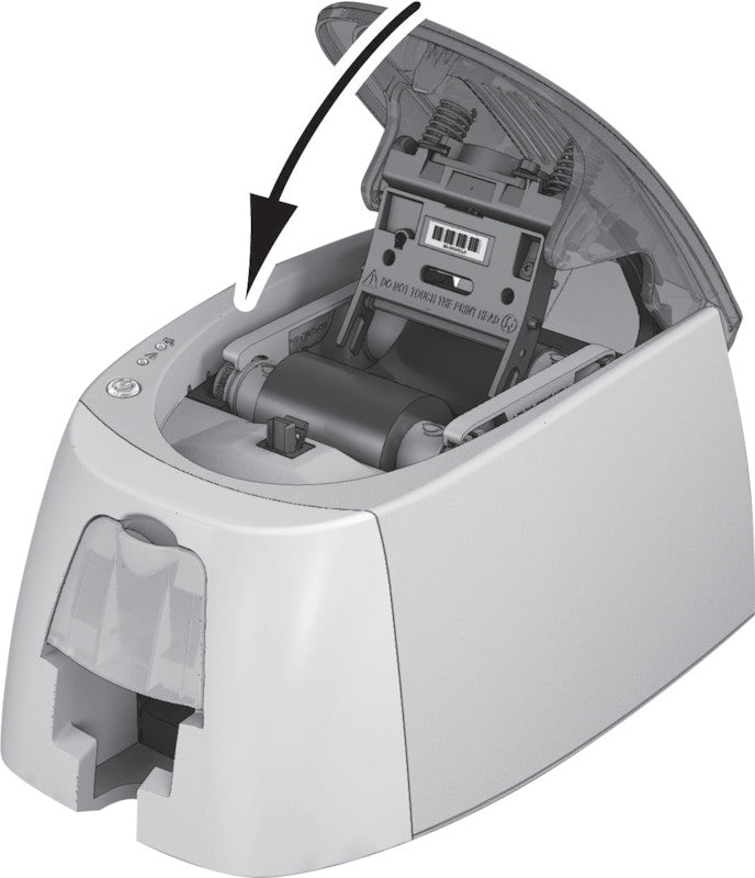 Durable Duracard ID 300 – Kartendrucker, Thermotransfer, 260 × 300 dpi, für PVC-Karten 85,6 × 53,98 mm, USB