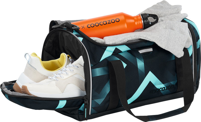 Coocazoo Sporttasche – 20 l, Motiv Laser Lights, mit Schultergurt, wasserabweisend, 40 × 24 × 23 cm
