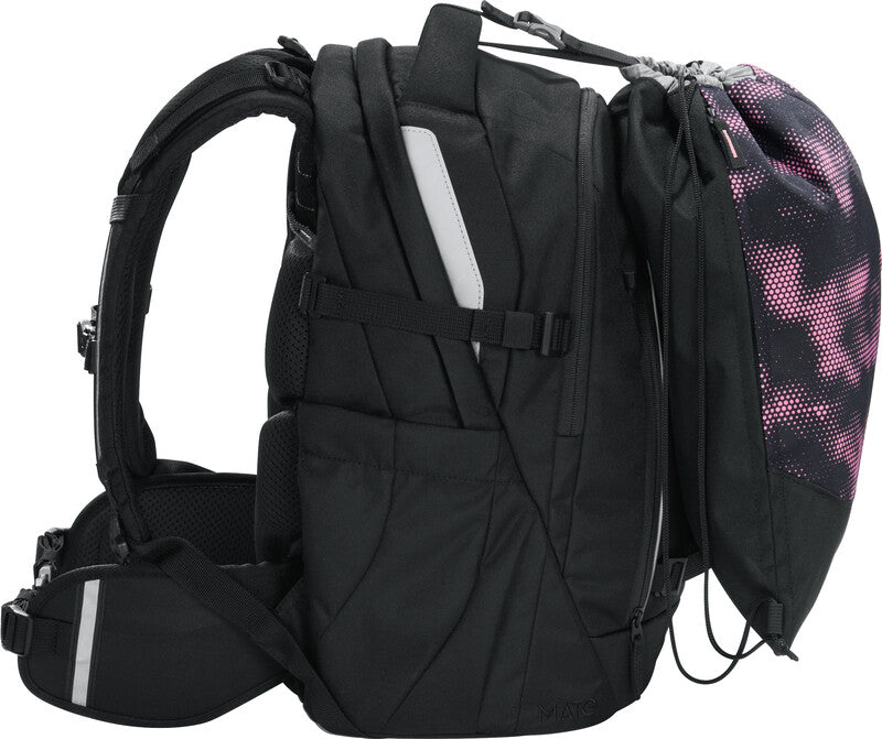 Coocazoo Sportbeutel – 4,5 l, Motiv Pink Illusion, wasserabweisend, 34 × 43 cm