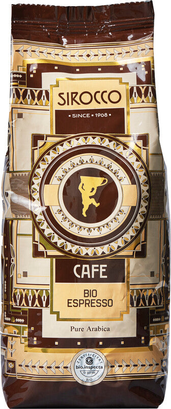 Sirocco Bohnenkaffee Espresso – 500 g – Arabica – Dunkler Röstgrad