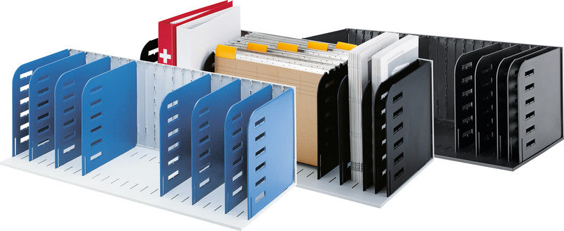 Styro Dokumentenablage – für Hängemappen 320 × 240 mm, 320 × 260 mm – 723 × 304 × 248 mm