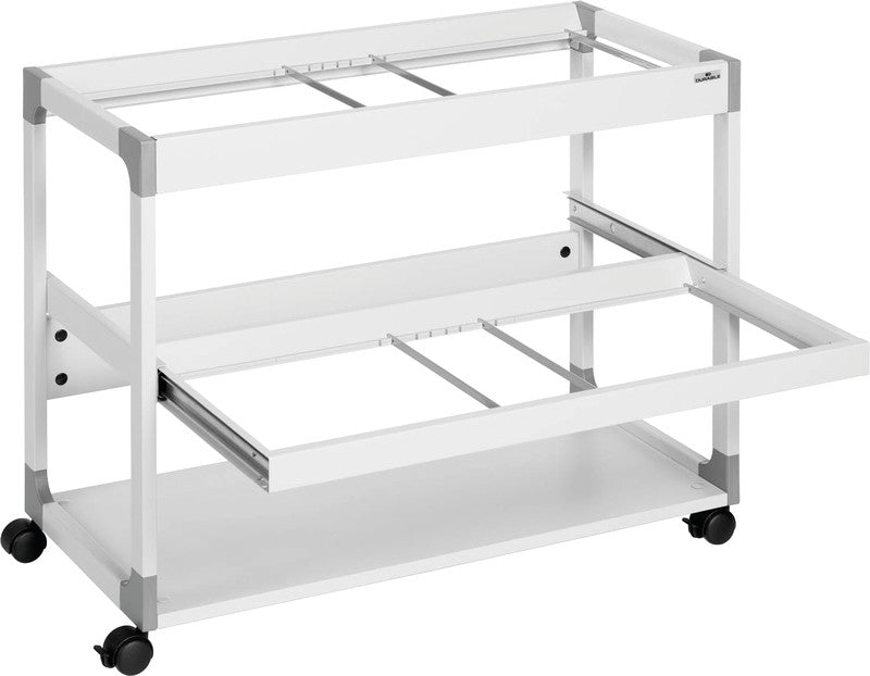 Durable Hängemappenwagen – für 200 Hängemappen A4, Folio und Foolscap, mit Rollen, 897 × 715 × 432 mm
