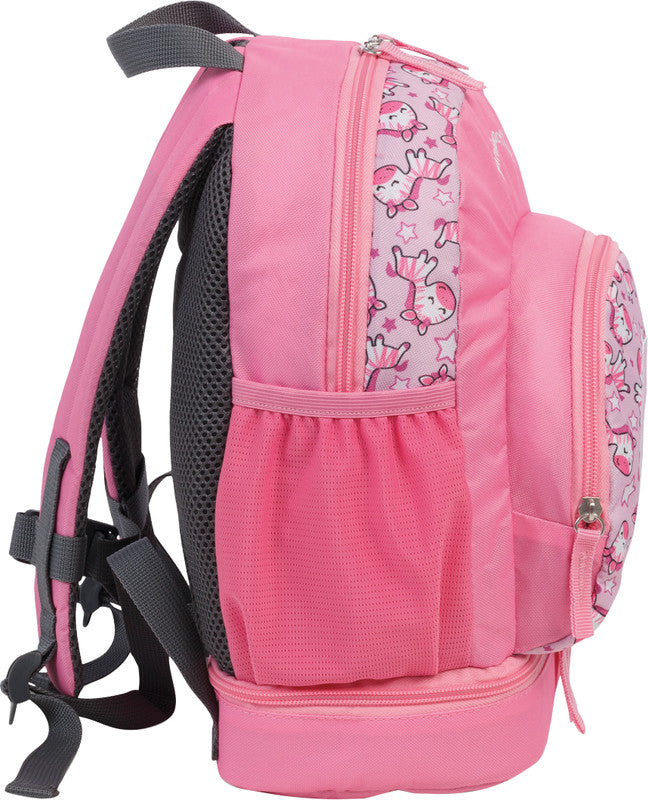 Fabrizio Kindergartenrucksack Junior Active – Zebra, rosa/weiss