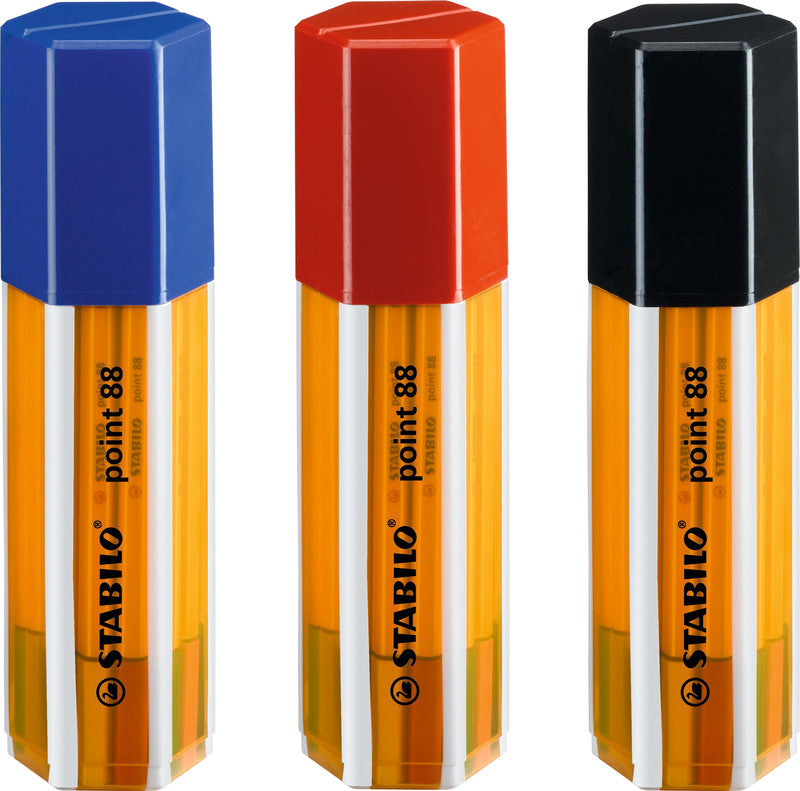 STABILO Fineliner – 20er-Set 0,4 mm – 20 Farben, sortiert