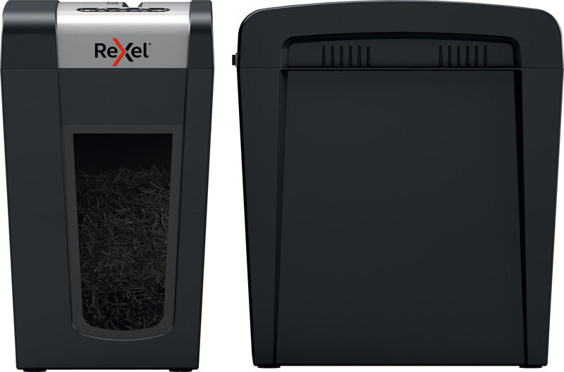 Rexel Secure MC6-SL Slimline – Aktenvernichter, DIN P-5, Mikroschnitt 2 × 15 mm, 6 Blatt, 18 l, A4