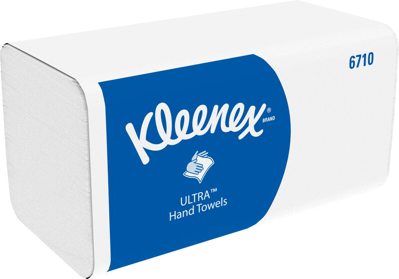Kleenex Falthandtuch – C-Falz, 3-lagig, weiss, 215 × 318 mm, 15×96 Stk.