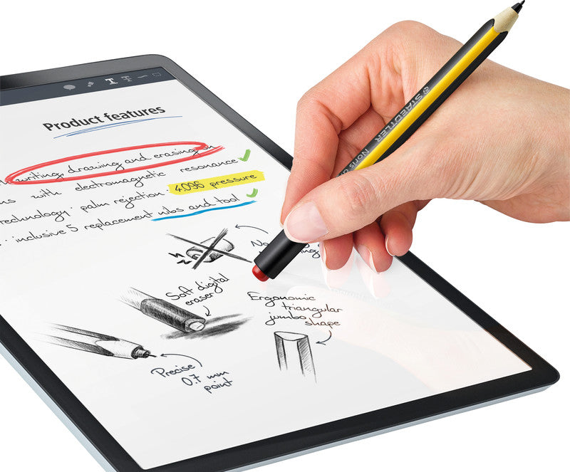 Staedtler Noris digital jumbo – Touch Pen, nachfüllbar, radierbar, PEFC, mehrfarbig