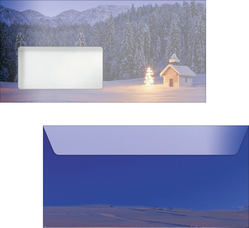 Sigel Couvert C6/5 (220 × 110 mm), Nassklebend, Mehrfarbig, 90 g/m², Papier – 50 Stk.