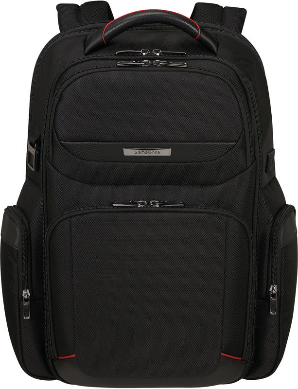 Samsonite Pro-DLX 6 3V Notebook-Rucksack – für Notebooks bis 17,3", RFID-Fach, USB-Anschluss, Nylon, schwarz