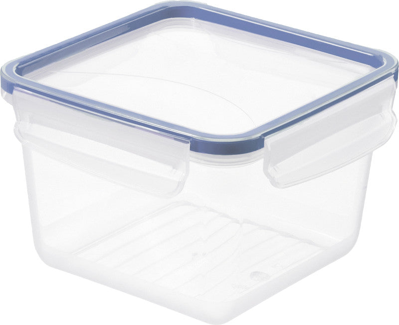 Rotho Kühlschrankdose Clic & Lock – 1,4 l – quadratisch – 16,1 × 10,3 × 16,1 cm – Kunststoff – transparent
