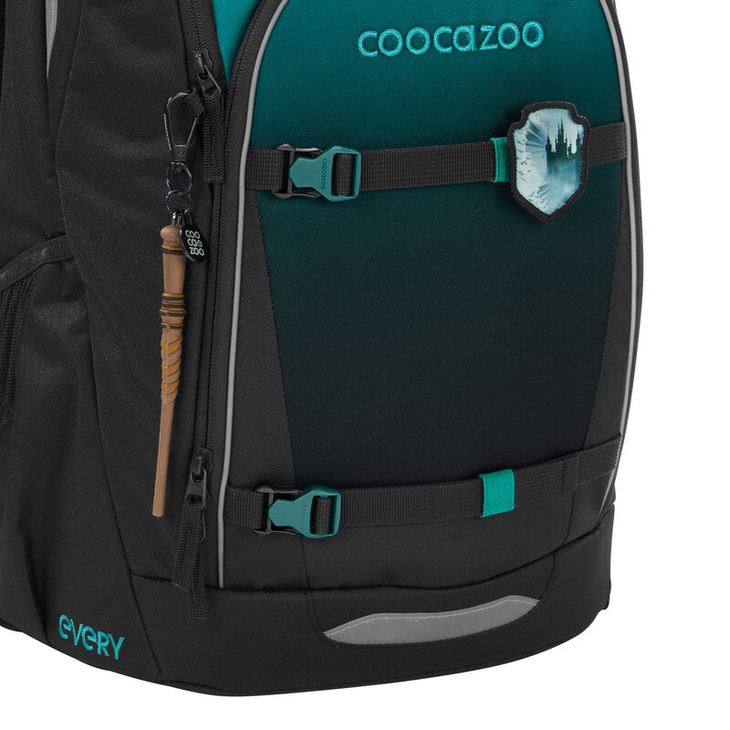 Coocazoo Rucksack Every – Teal Shadows – aus 100% recycelten PET-Flaschen