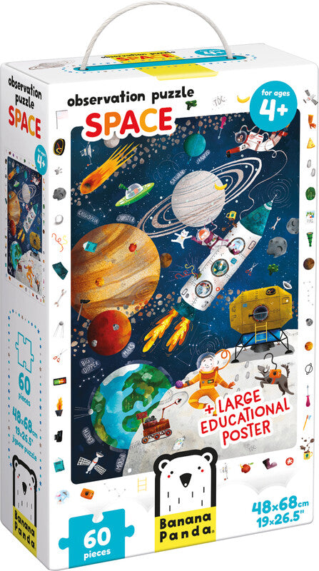 Banana panda Lernspiel – Beobachtungspuzzle, ab 1 Spieler, ab 4 Jahren, Englisch