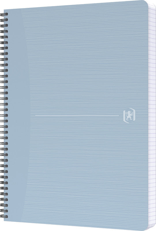 Elba Collegeblock A4, kariert, Spiralbindung, 90 Blatt, 90 g/m² – blau, für SCRIBZEE App