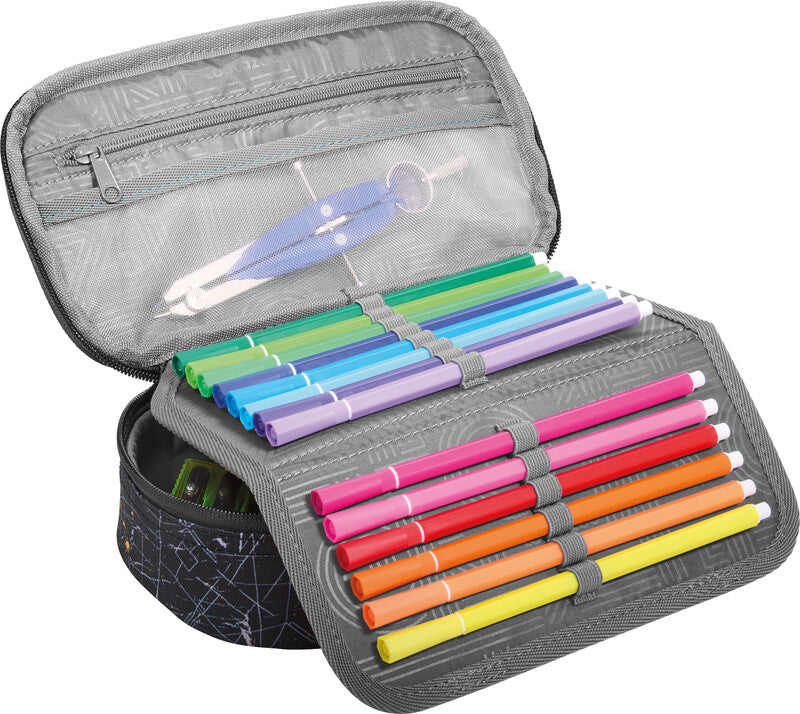 Coocazoo Every Schlamperetui, gefüllt – Urban Metro – Kunststoff – 23,0 × 7,0 × 12,0 cm
