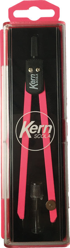 Kern scola Zirkel – Schenkellänge 13,5 cm, Radius 15 cm, Messing, Pink