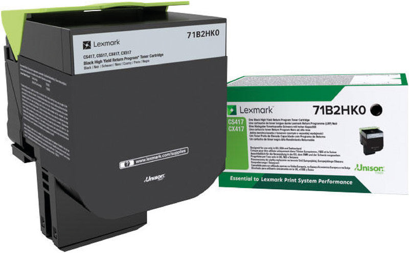 Lexmark Toner – schwarz, 6000 Seiten