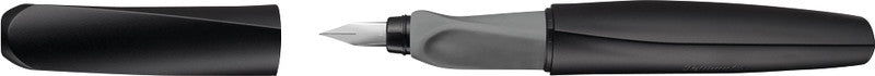 Pelikan Twist – Federspitze M – für Rechts- & Linkshänder – Schwarz, Blau – Patronen