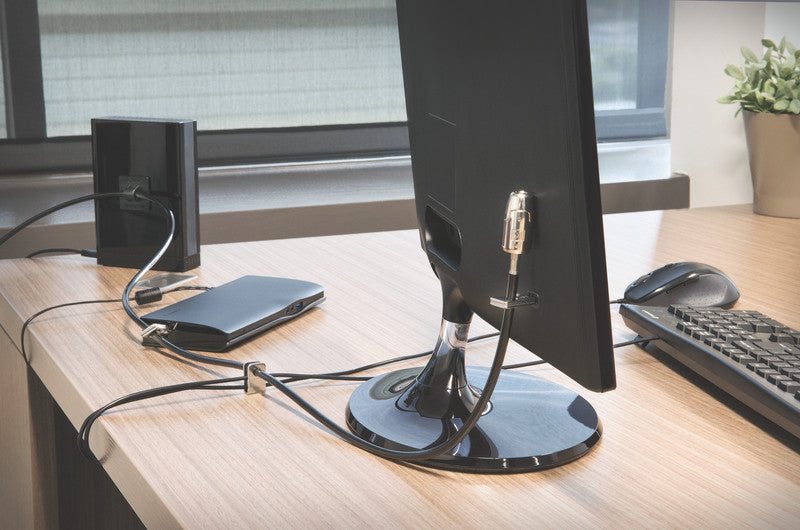 Kensington MicroSaver 2.0 Kabelschloss – für Desktop-PC und andere Geräte, schwarz