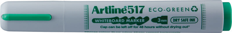 Artline Whiteboard-Marker Eco-Green EK517 – Rundspitze 3 mm – Grün – Trocken abwischbar