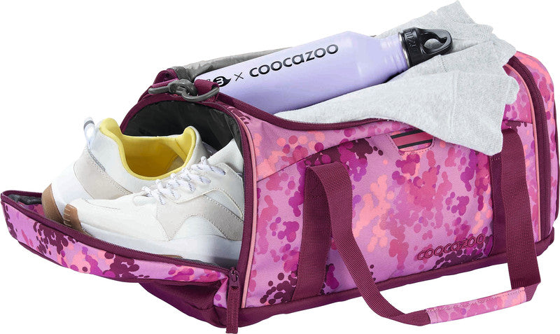 Coocazoo Sporttasche – 20 l, Motiv Kirschblüte, mit Schultergurt, wasserabweisend, 40 × 24 × 23 cm