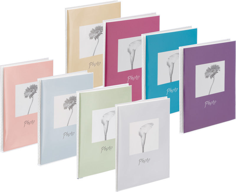 Hama Fotoalbum – für 100 × 150 mm, 24 Fotos, sortiert, Kunststoff, 125 × 165 mm