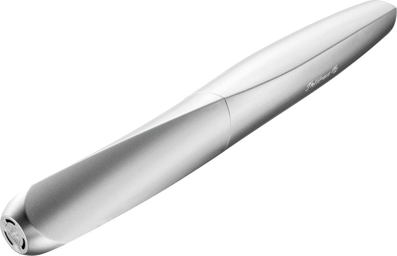 Pelikan Twist – Tintenroller mit Kappe, 0,4 mm, Blau, für Linkshänder