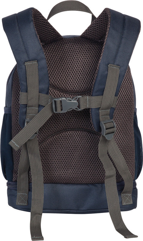 Fabrizio Kindergartenrucksack – Junior Active – Space – Marineblau – 25,0×31,0×12,0/18,0 cm – eco:plus