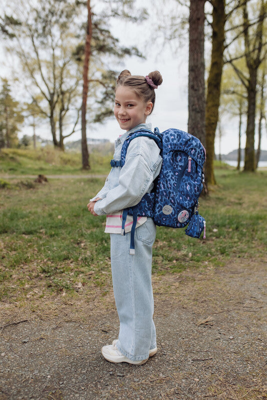 Beckmann Classic Schulrucksack 1st – 6-teilig – Cheetah