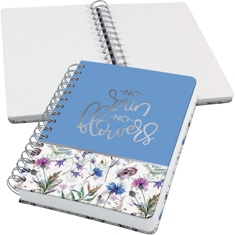 Sigel Spiralbuch JOLIE, Spiralbindung, Hardcover, 240 Seiten, perforiert, 120 g/m² – mehrfarbig