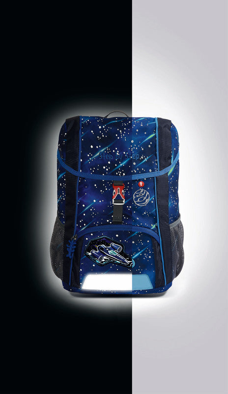 Step by Step Kindergartenrucksack-Set KID REFLECT – 3-teilig – Star Shuttle Elio – 26,0×35,0×17,0 cm