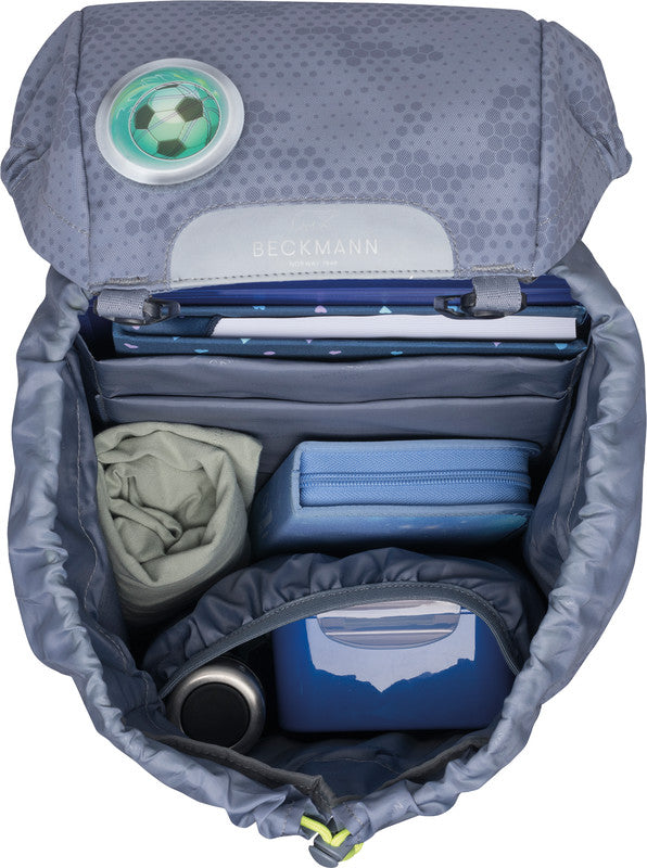 Beckmann Schulrucksack Classic – Game On – mit Leuchteffekt