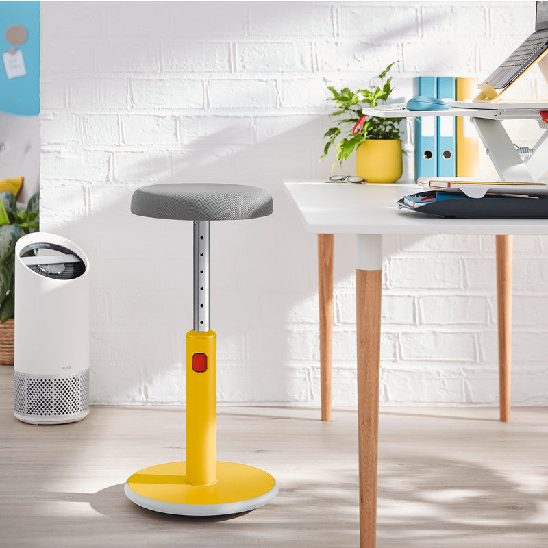 Leitz Hocker Ergo Cosy Active – Sitzhöhe 46–79 cm, 110 kg, grau