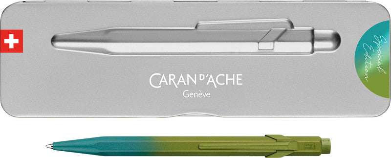 Caran d-Ache Kugelschreiber – Arktisgrün, Aluminium