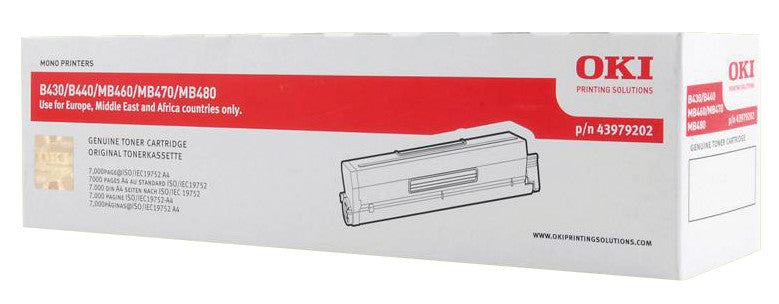 OKI Toner – schwarz, 7000 Seiten