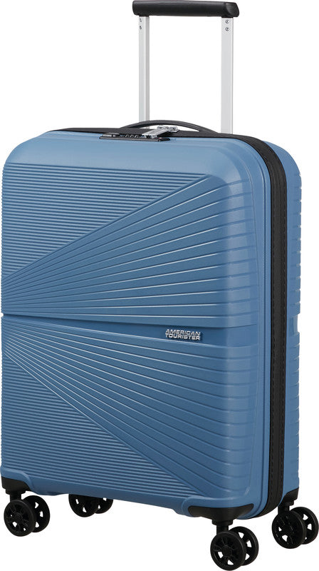American Tourister Handgepäck-Trolley – Hartschale PP, 4 Doppelrollen, mit TSA, Coronet Blue, 40 × 50 × 20 cm