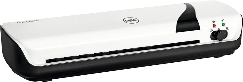GBC Inspire+ Laminiergerät A4 – 2-Rollen, 75–125 µm, Kaltlamination, Aufheizzeit 4 Min., 250 mm/min, Weiss