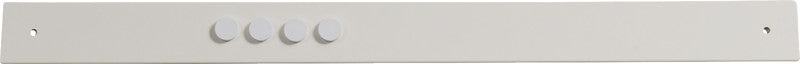Berec Magnetleiste – 1 m × 80 mm, weiss, wiederablösbar