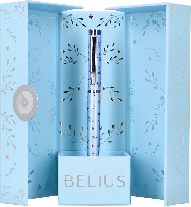 Belius Kugelschreiber – Hellblau, Aluminium