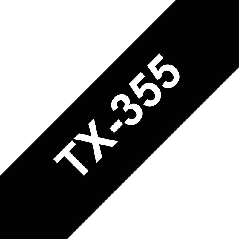Brother Schriftband – 24 mm × 15 m, schwarz, weiss