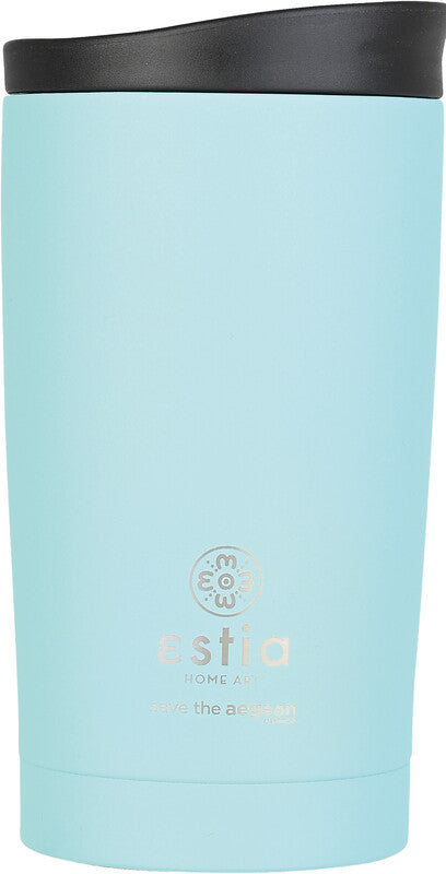 Estia Thermobecher – 3,5 dl – Edelstahl, isoliert, Schraubverschluss – Bermuda Green