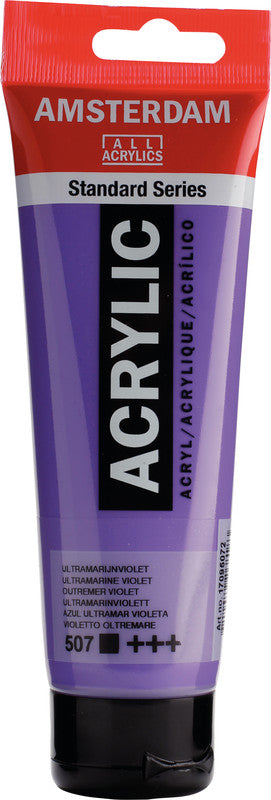 Royal Talens Amsterdam – Acrylic Standard – Acrylfarbe – Ultramarin Violett, 120 ml