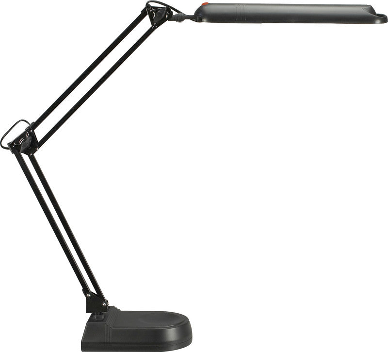 MAUL LED Tischleuchte Atlantic – drehbar, neigbar, Standfuss – 5'800 K – 400 lm 9 W – schwarz