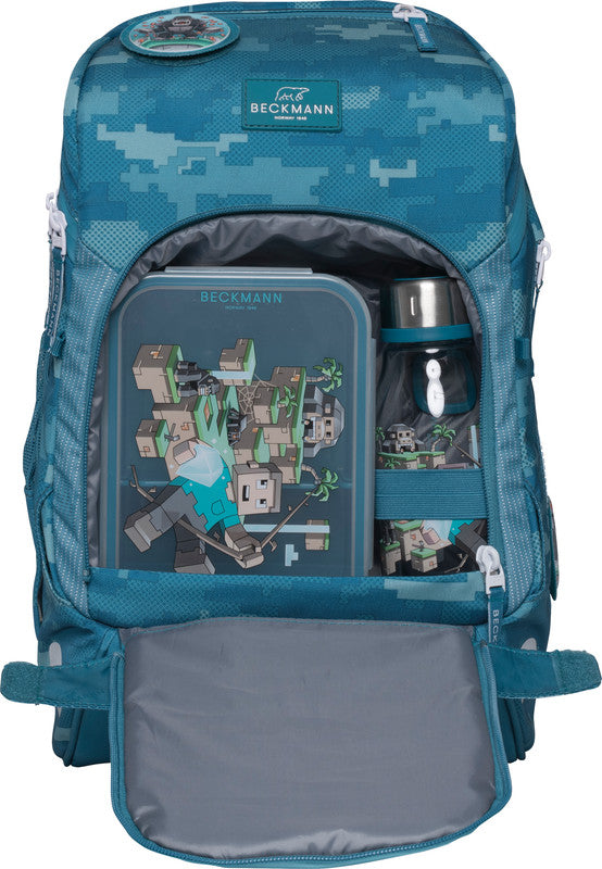 Beckmann Schulrucksack Active Air Flx – Jungle Game – Recycelte Materialien