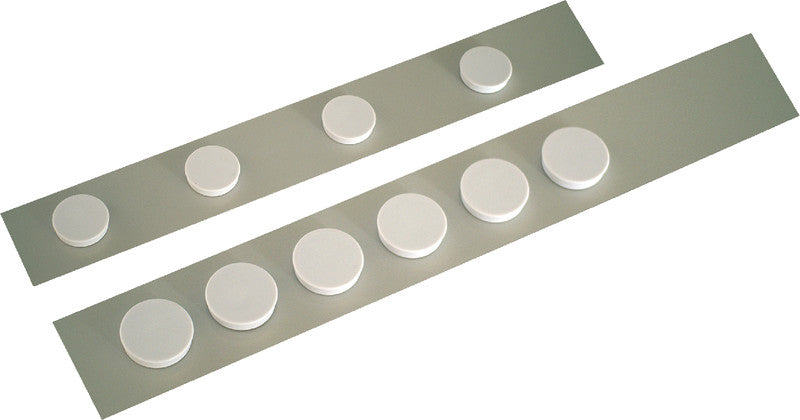 Ultra-Dex Magnetleiste – 1 m × 50 mm, lichtgrau, zuschneidbar, selbstklebend