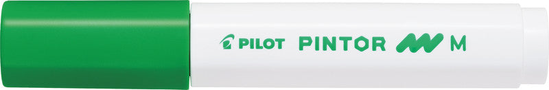 Pilot Pigment-Marker Pintor – Rundspitze 1,5-2,2 mm – Hellgrün – Für dunkle Oberflächen geeignet