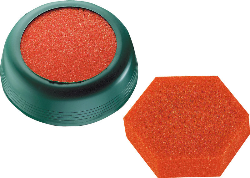 Läufer Anfeuchter – grün/orange – 85 × 27 mm – Kunststoff