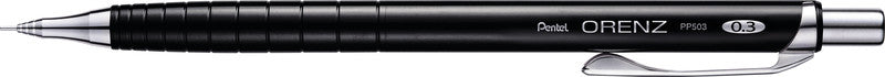 Pentel Orenz Druckbleistift – 0,3 mm, Schwarz, Anti-Minenbruch