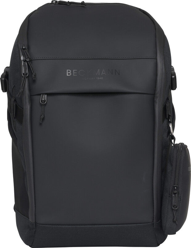Beckmann Street Bold – Notebook-Rucksack – für 16"-Notebook, 20 l, rPET, schwarz, Regenschutz