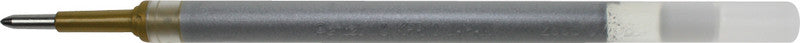 Pentel Gel-Mine Hybrid Gel Grip DX – silber metallic, 1 mm, geruchsarm