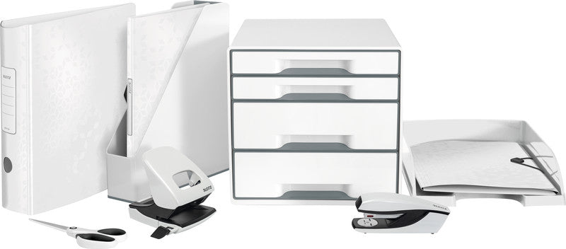 Leitz WOW Cube Aufbewahrungsbox – weiss, Kunststoff (PS)